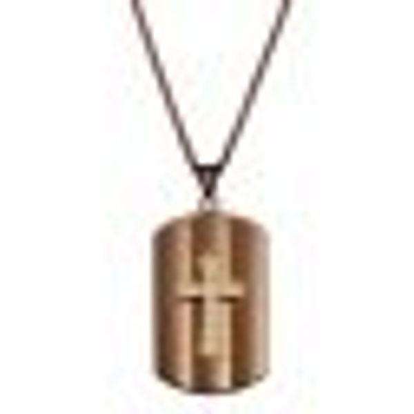 Anhänger mit Kette Edelstahl Kreuz günstig online kaufen