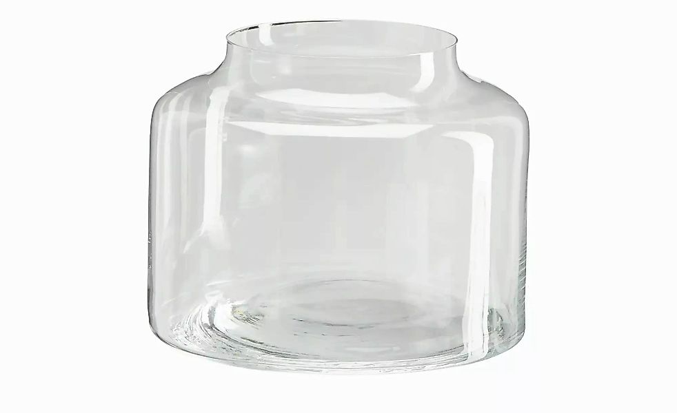 HOME STORY Vase   ¦ transparent/klar ¦ Glas ¦ Maße (cm): H: 16  Ø: 21 Acces günstig online kaufen