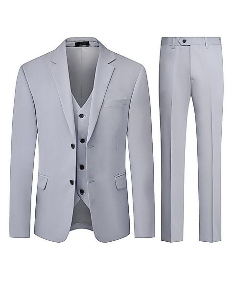 Allthemen Anzug (3 tlg) Herren Slim Fit Hochzeitsanzug komplett 3 teilig Bu günstig online kaufen