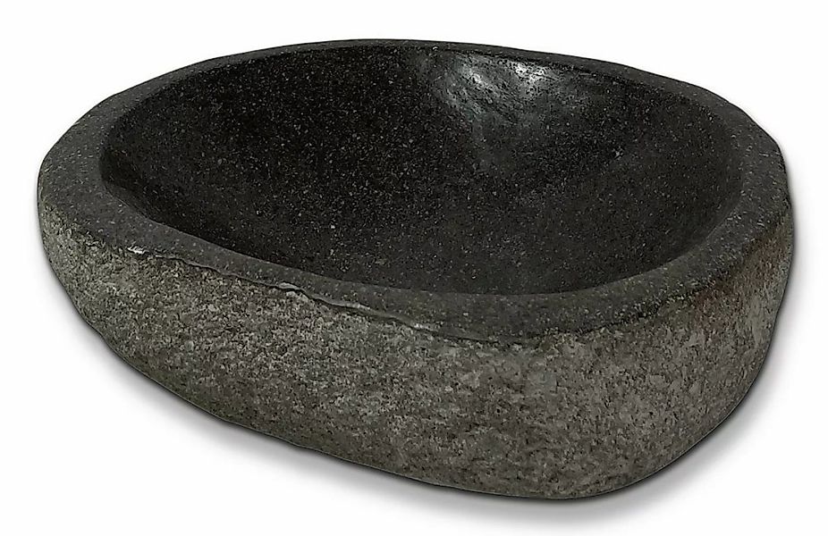 Naturstein Schale Flussstein Steinschale Dekoschale Vogeltränke Garten 20-2 günstig online kaufen