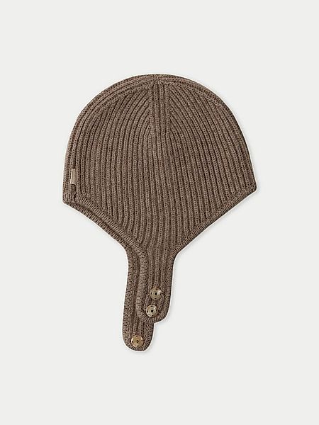 GOBI Cashmere Beanie Gestrickte Kaschmir Aviator-Mütze günstig online kaufen