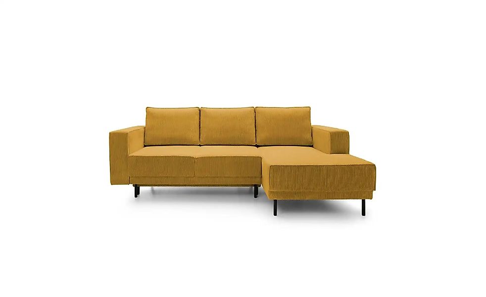 Selsey Ecksofa mit Schlaffunktion Rodario Mini ¦ gelb ¦ Maße (cm): B: 241 H günstig online kaufen