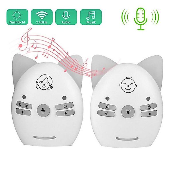 ZEUOPQ Babyphone mit Nachtlicht und Lieder,Zwei-Wege-Sprechanlagen,Baby-Aud günstig online kaufen