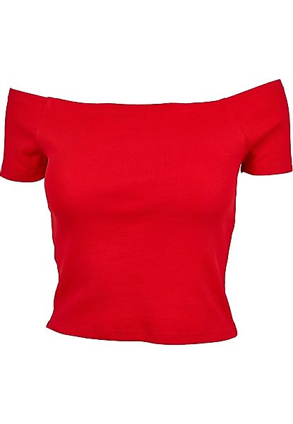 URBAN CLASSICS T-Shirt "Urban Classics Damen Ladies Off Shoulder Rib Tee", günstig online kaufen