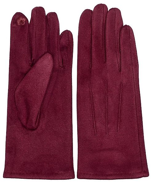 Caspar Strickhandschuhe GLV014 klassisch elegante uni Damen Handschuhe mit günstig online kaufen