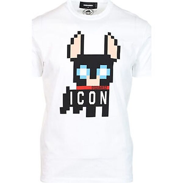 Dsquared  T-Shirt T-shirt Cyro Pixélé  günstig online kaufen