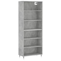 vidaXL Highboard Highboard Betongrau 69,5x32,5x180 cm günstig online kaufen