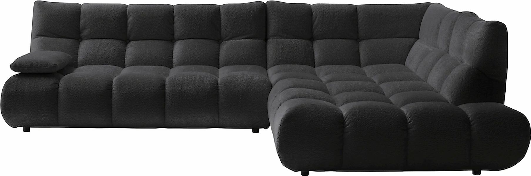 Home affaire Ecksofa "Cozy Bubble, mit klappbarer Armlehne, Breite 324 cm" günstig online kaufen