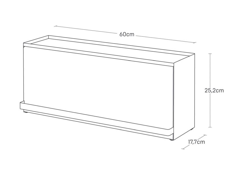Yamazaki Küchenregal "Tower" kleiner Küchenorganizer 60x25x17cm günstig online kaufen