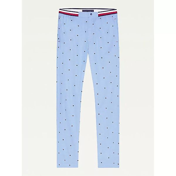 Tommy Hilfiger Underwear Lounge Pants Pyjama Mit Flaggenstickerei S Ag / Mi günstig online kaufen