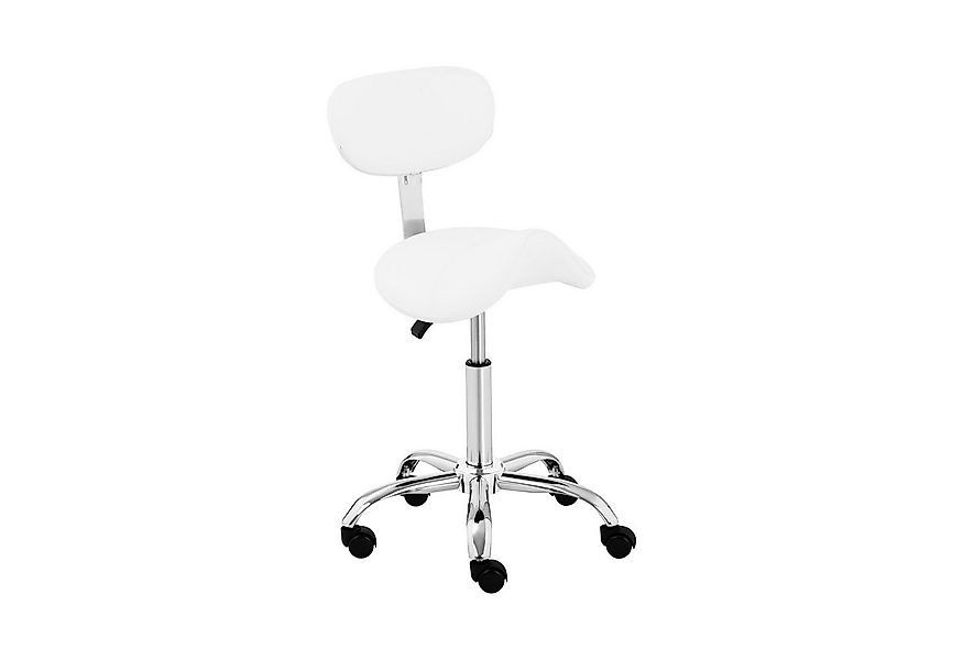 Physa Drehstuhl Sattelstuhl Sattelhocker Arbeitsstuhl Bürohocker mit Lehne günstig online kaufen