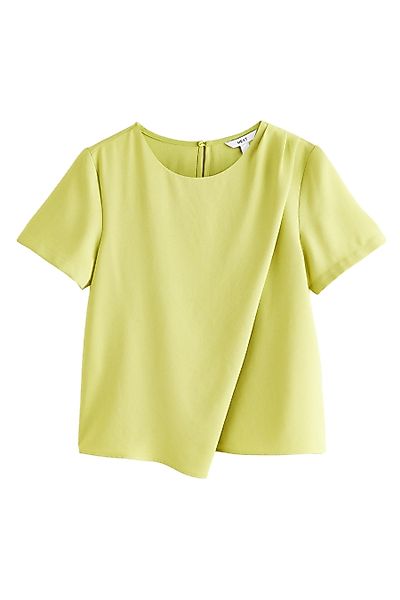 Next Blusenshirt Kurzärmeliges asymmetrisches Top aus günstig online kaufen