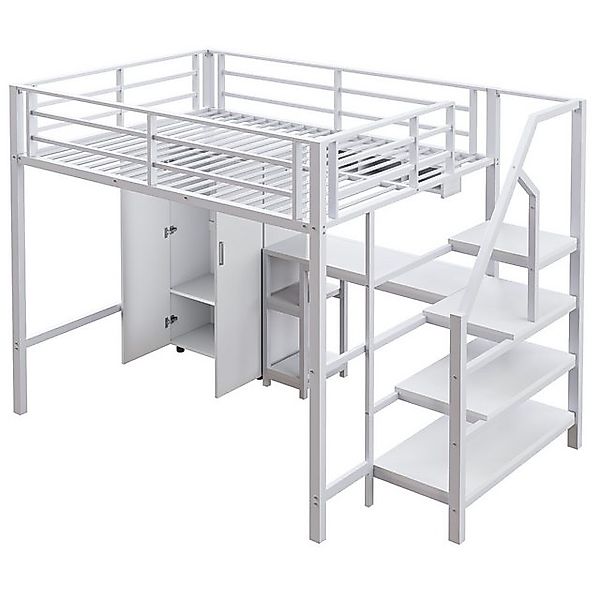 Gotagee Hochbett Jugendbett Einzelbett 140x200cm Erwachsenenbett Gästebett günstig online kaufen