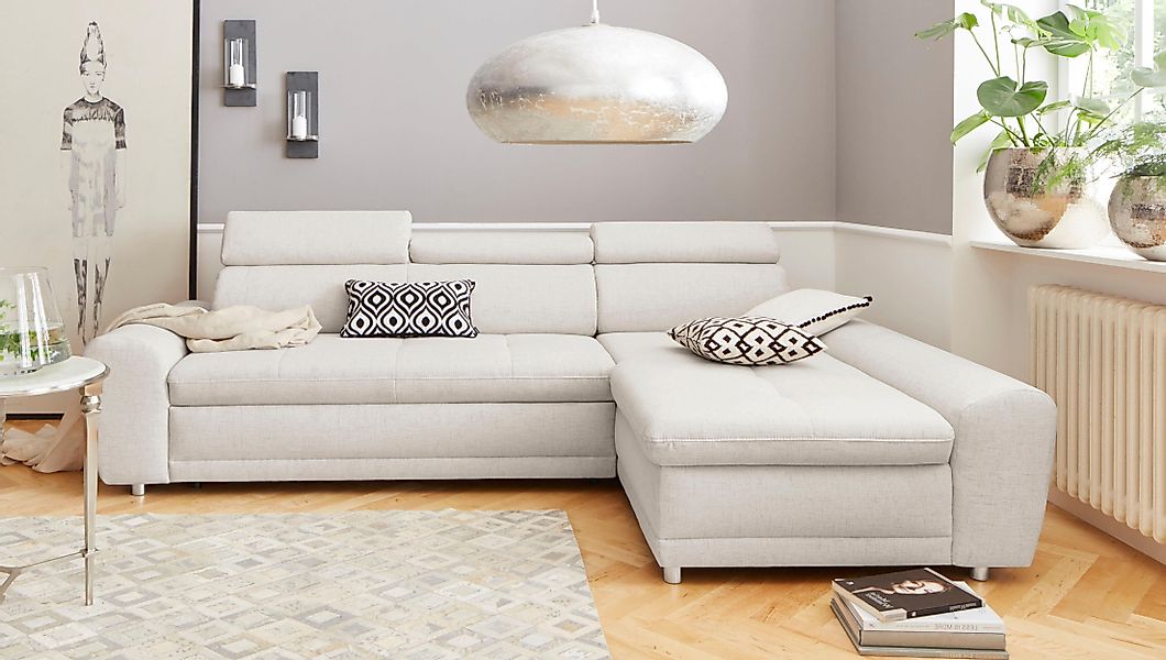 sit&more Ecksofa "Riva L-Form", inklusive Kopteilverstellung, wahlweise mit günstig online kaufen