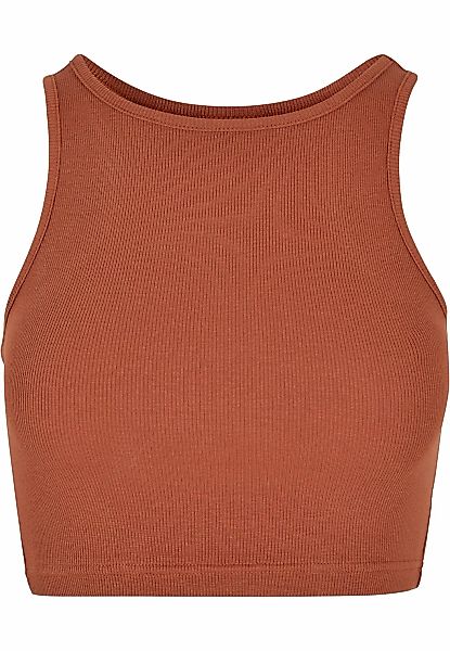 URBAN CLASSICS Muskelshirt "Urban Classics Damen Ladies Cropped Rib Top", ( günstig online kaufen