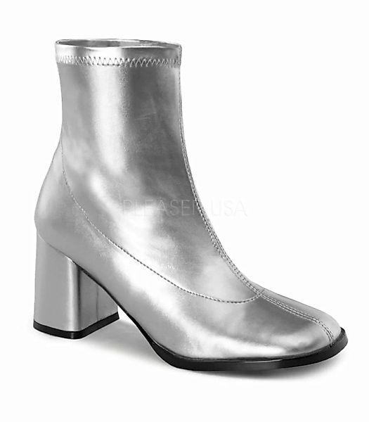 Klassische Stiefelette GOGO-150 - Silber (Schuhgröße: EUR 37) günstig online kaufen