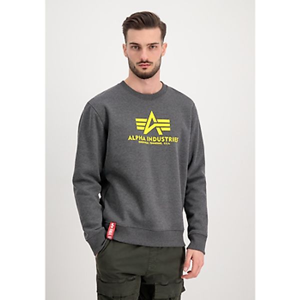 Alpha  Sweatshirt Basic Sweater - charcoal heather günstig online kaufen