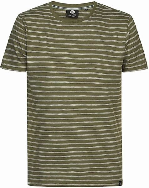 Petrol T Shirt Gestreift Grün - Größe M günstig online kaufen