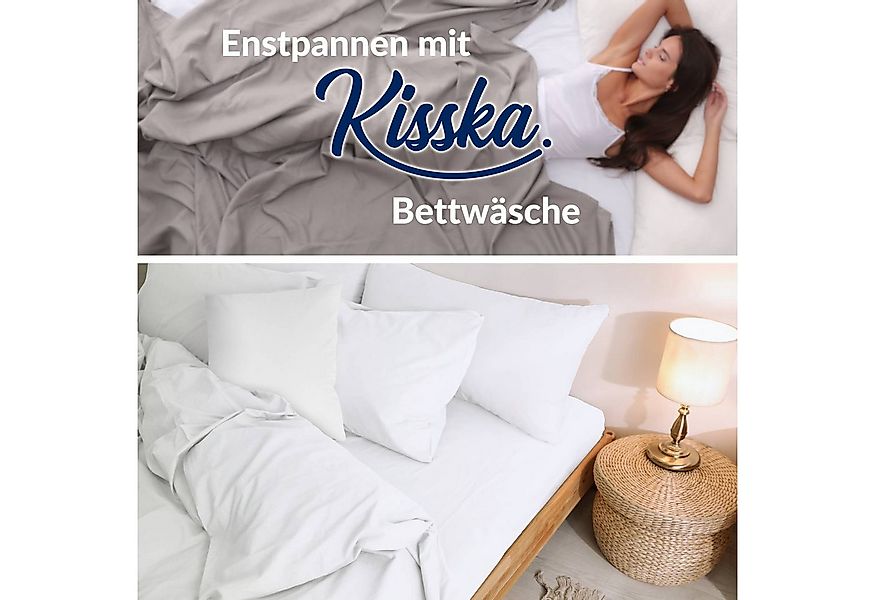 Kisska Kissenbezug LUNA Kissenüberzug Sofakissenbezug Kopfkissenbezug, (1 S günstig online kaufen