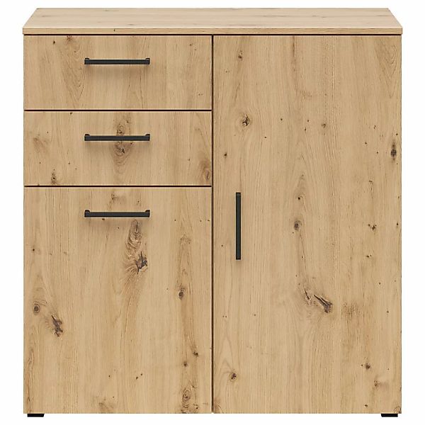 Kommode Multi-Stauraum Typ 26 Eiche Artisan Nachbildung B/H/T: ca. 80x83x40 günstig online kaufen