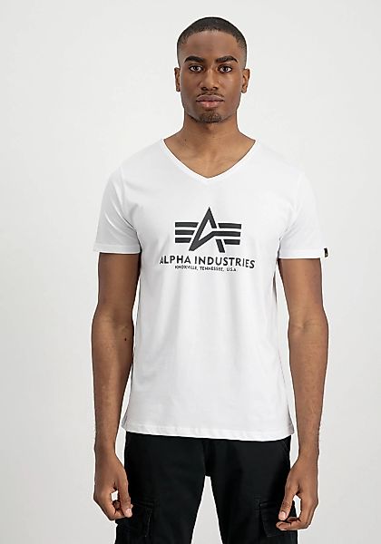 Alpha Industries T-Shirt "Alpha Industries Men - T-Shirts Basic V-Neck T" günstig online kaufen