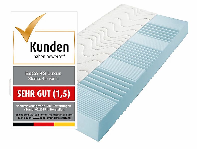 Beco Komfortschaummatratze "KS Luxus" 27 cm hoch Raumgewicht: 30 kg/m³ 1 St günstig online kaufen