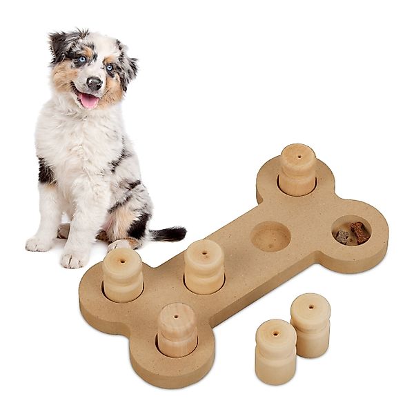 relaxdays Tier-Intelligenzspielzeug Intelligenzspielzeug für Hunde, Faserpl günstig online kaufen