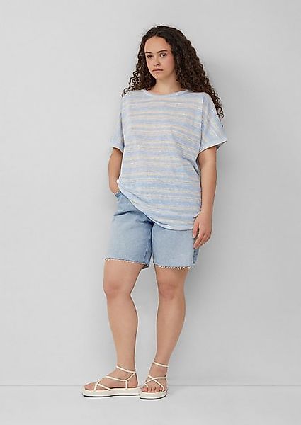QS Bequeme Jeans Bermuda-Jeans / Relaxed Fit / Mid Rise günstig online kaufen