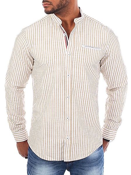 CARISMA Langarmhemd Herren Baumwoll Leinen Mix Hemd 8455 Regular Langarm St günstig online kaufen