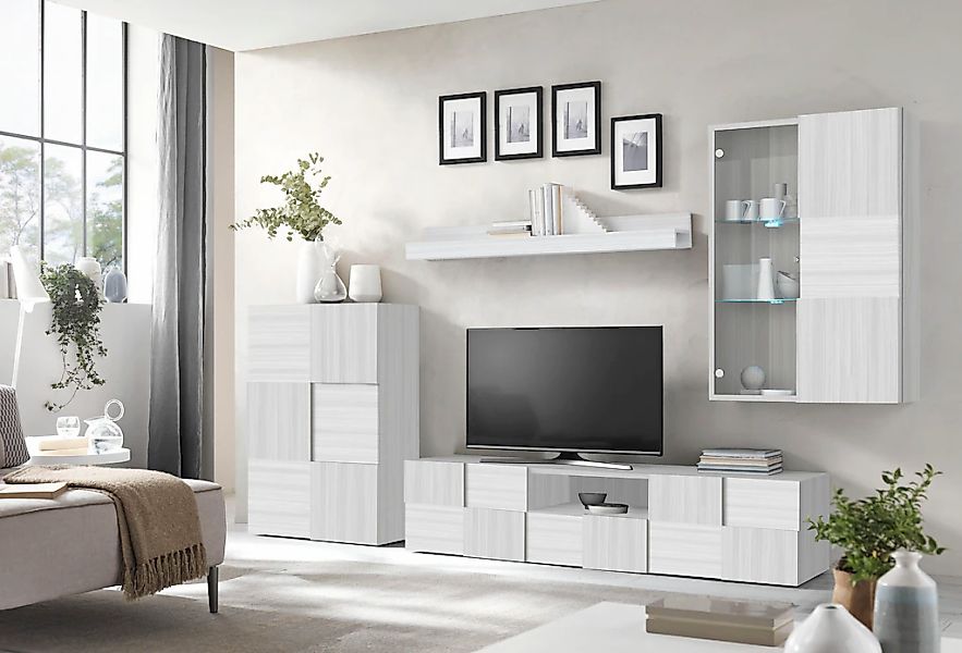 INOSIGN Wohnwand "Dama, 4tlg.Breite 300 cm, Höhe 200 cm, moderne Anbauwand günstig online kaufen