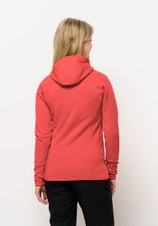 Jack Wolfskin Fleecejacke "BAISELBERG HOODED FZ W" mit Kapuze günstig online kaufen