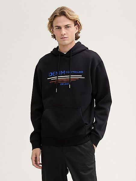 TOM TAILOR Denim Sweatshirt Hoodie mit Print günstig online kaufen