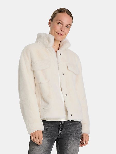 Lieblingsstück Plüschjacke "MaliL", mit Hemdblusenkragen günstig online kaufen