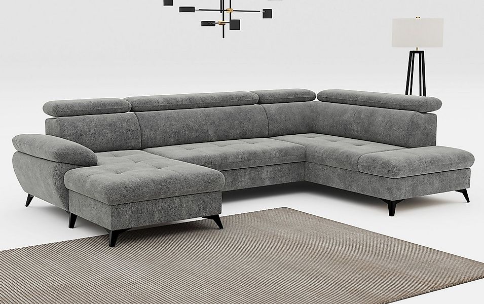 COTTA Wohnlandschaft "Hudson U-Form", mit Kopfteilverstellung, wahlweise mi günstig online kaufen