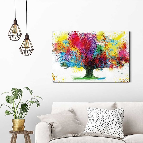 Reinders Deco-Panel "Coloured Tree" Baum  Baumbilder günstig online kaufen