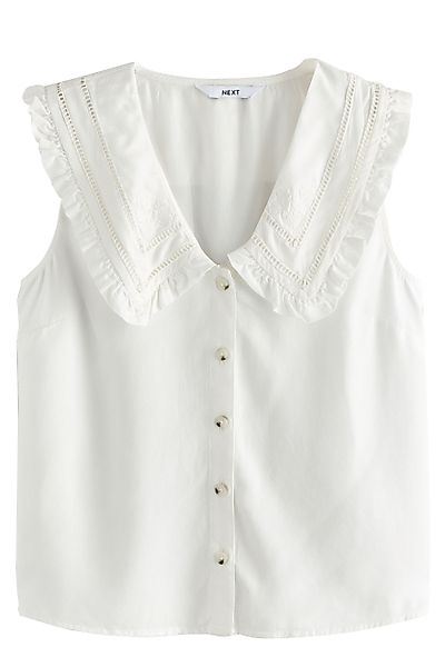 Next Blusentop Ärmellose Oversized Fit Bluse günstig online kaufen