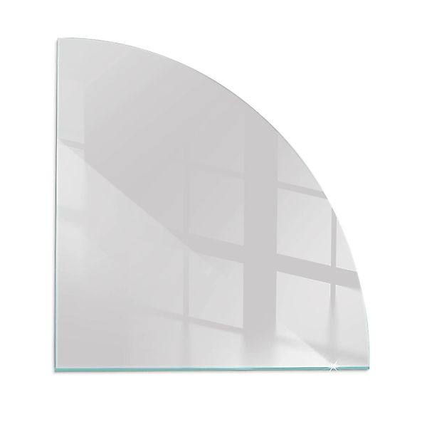 Tulup Glasplatte für Kamin Grau Glas unter Kamin Quartal 100x100 cm Grau Gl günstig online kaufen