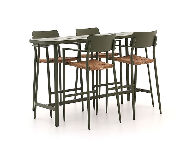 Bellagio Cino 175 cm Gartenbar-Set 5-Teilig Stapelbar günstig online kaufen