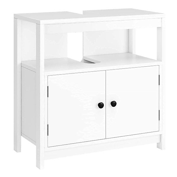 Homfa Waschbeckenunterschrank Badezimmer Unterschrank mit 2 günstig online kaufen