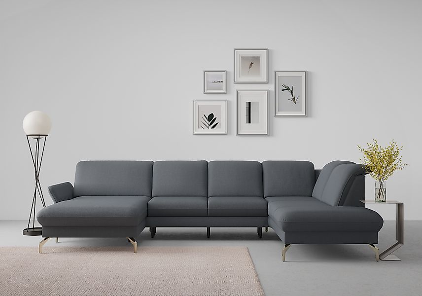 sit&more Wohnlandschaft »Fashion U-Form« wahlweise mit Kopfteilverstellung, günstig online kaufen