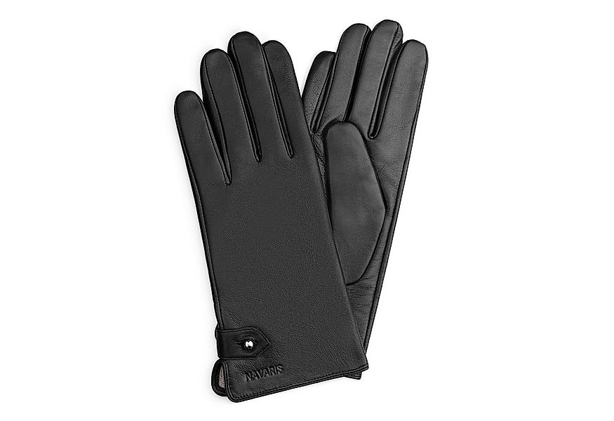 Navaris Lederhandschuhe Damen Nappa Handschuhe Touchscreen - Lammleder Kasc günstig online kaufen