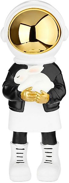 BRUBAKER Dekofigur Astronautin mit weißem Hasen - 33cm Weltraum Figur mit s günstig online kaufen