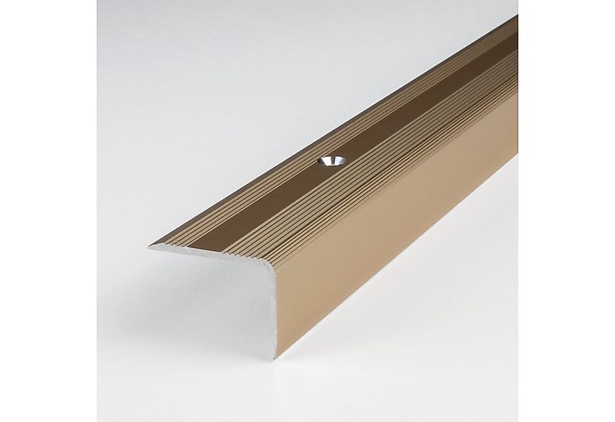 PROVISTON Treppenkantenprofil Aluminium, 30 x 22 x 1000 mm, Bronze Hell, Tr günstig online kaufen