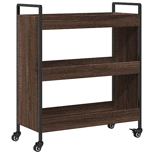 vidaXL Küchenwagen Küchenwagen Braun Eichen-Optik 70x30x82 günstig online kaufen
