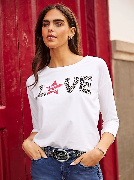 heine 3/4-Arm-Shirt "Shirt", 1 Stk. günstig online kaufen