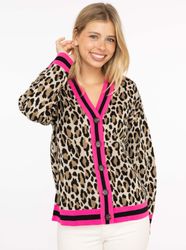 Zwillingsherz Strickjacke "Leo Streifen" mit Knöpfen, günstig online kaufen