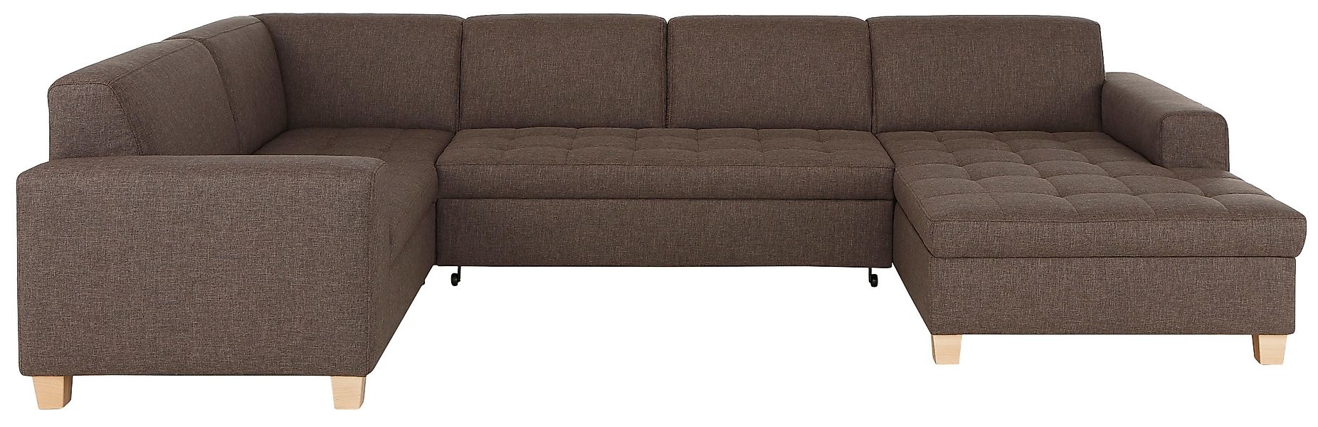 Home affaire Wohnlandschaft »Corby, viel Platz und Komfort, U-Form« wahlwei günstig online kaufen