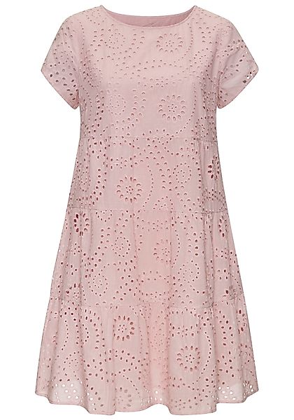 Buffalo Spitzenkleid, kurzes Sommerkleid aus Lochstickerei günstig online kaufen