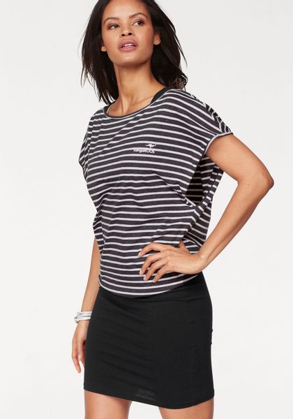 KangaROOS Jerseykleid Set, mit T-Shirt, 2 Stk. tlg. Mini-Länge, figurbetont günstig online kaufen