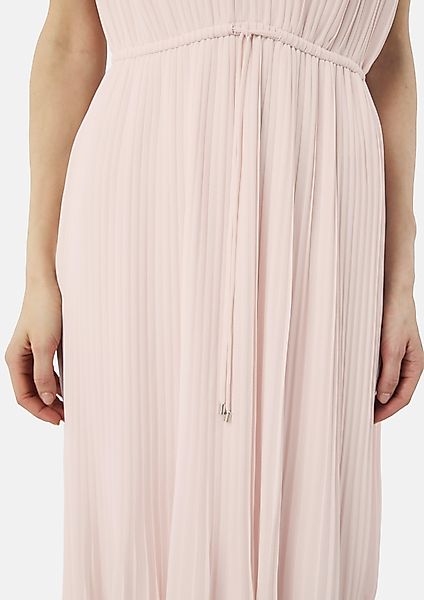 comma Maxikleid Plissiertes Midikleid aus Chiffon günstig online kaufen